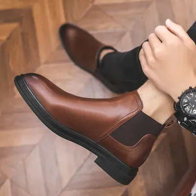 Signature Brown Chelsea Boot